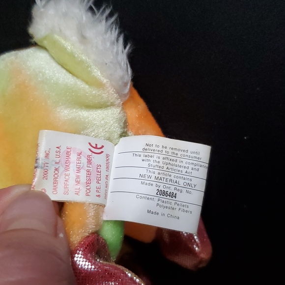 💙 4/$20 Ty Beanie Baby Rabbit zodiac  2000 - Picture 5 of 5